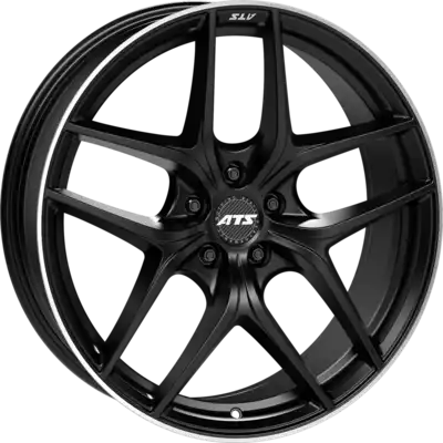 ATS COMPETITION 2 Racing Black Front Polished Alloy Wheels Image